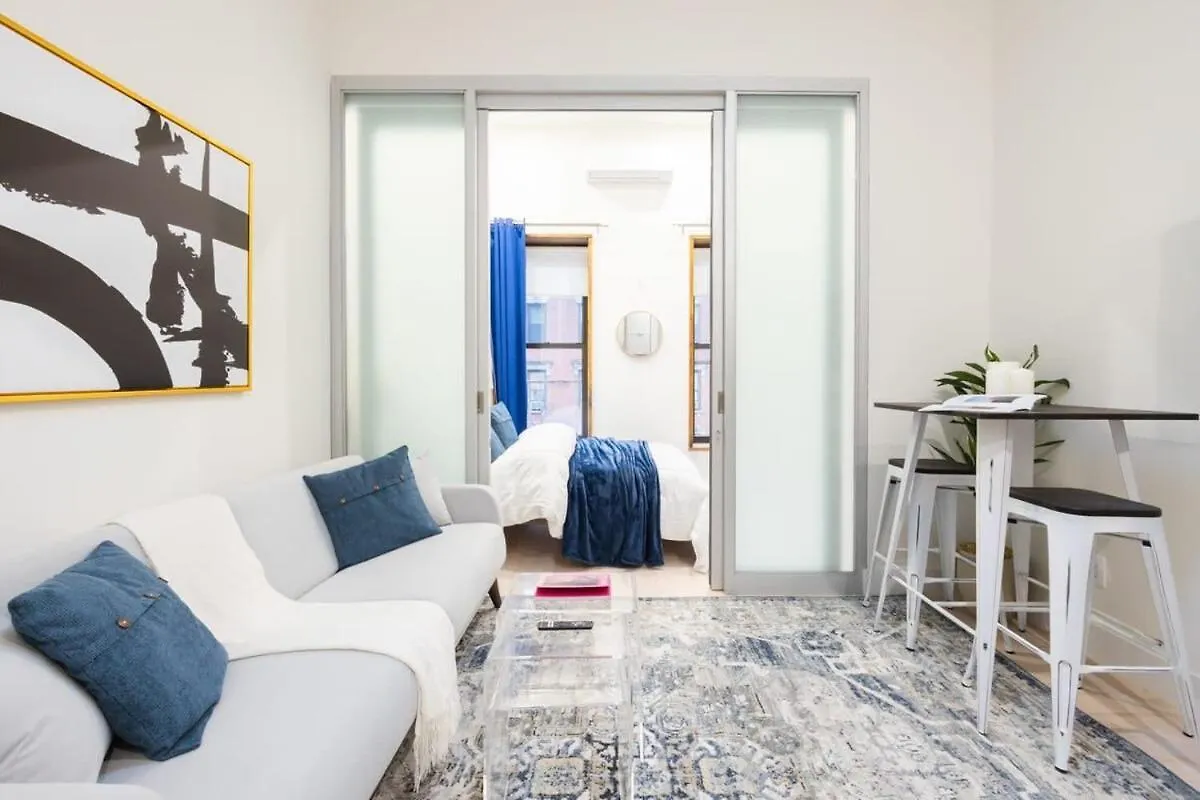 317-4A New Modern 1Br W&D Walk To Central Park ニューヨーク