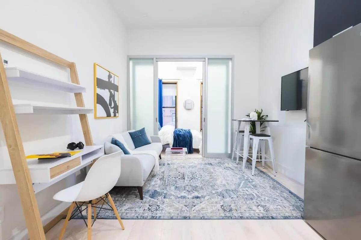 317-4A New Modern 1Br W&D Walk To Central Park ニューヨーク アパート